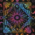 thumbnail image 4 of Hippie Wall Poster Indian Wall Hanging Poster Tapestry Boho Posters Tie Dye Printed Wall Art Decor Tapestries For Home Wall Decor Online Size 56x60 Inches, 4 of 4