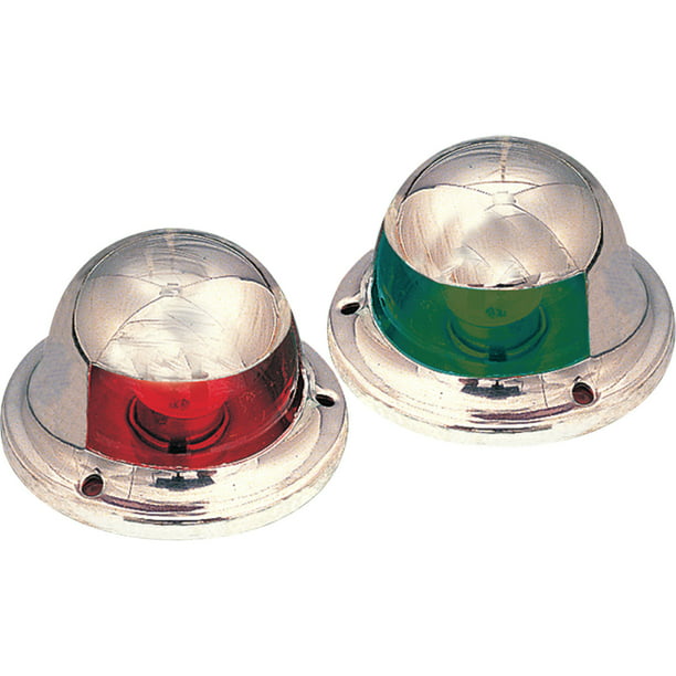 Sea-Dog Line 400165 Top Mount Red Port and Green Starboard Side Lights ...