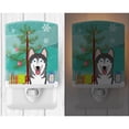 thumbnail image 2 of Christmas Tree and Alaskan Malamute Ceramic Night Light, 2 of 2