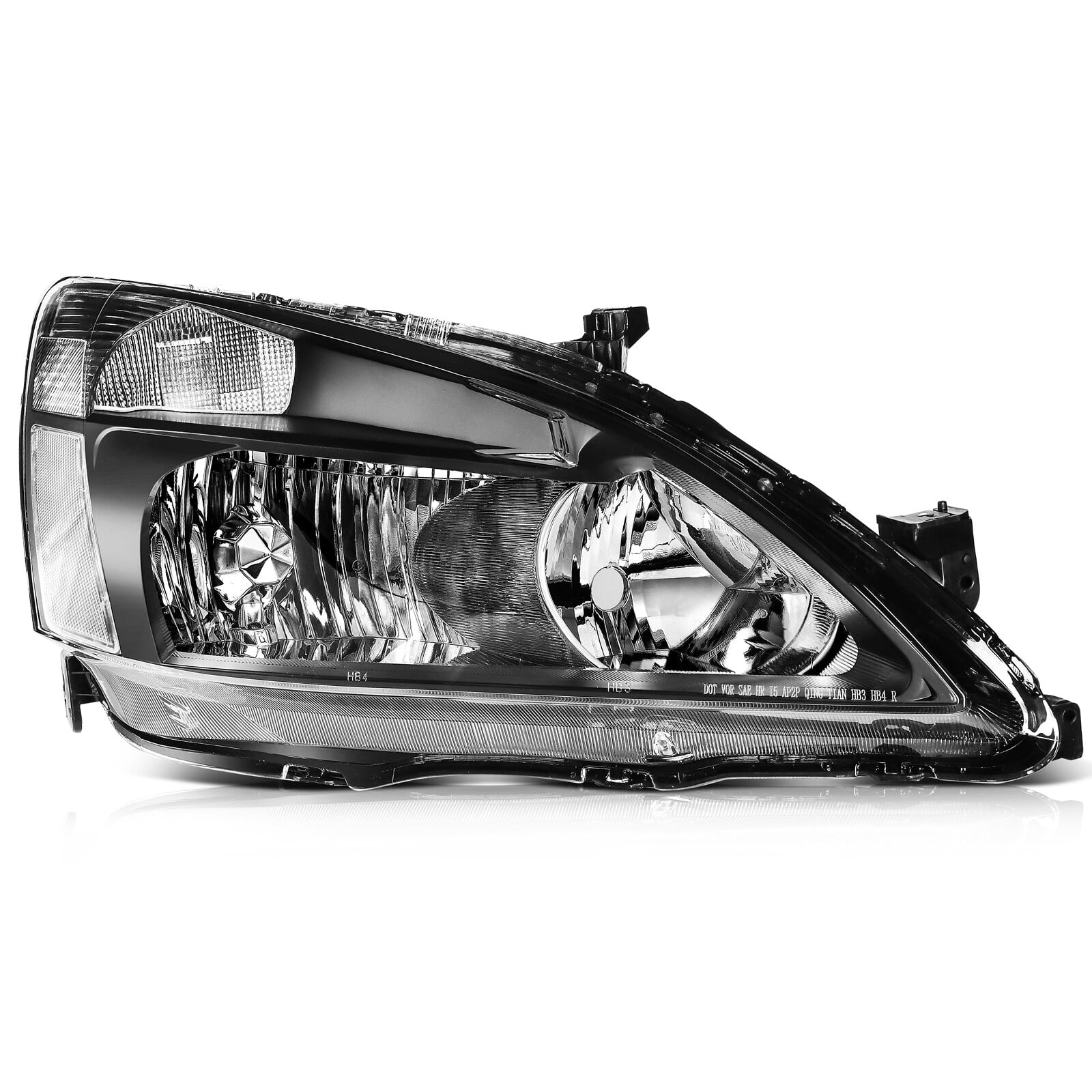 ECCPP Headlight Assembly for Honda For Accord 2003-2007 Driver and Passenger Side Headlamps
