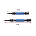 thumbnail image 2 of Front/Rear Universal CVD Drive Shaft for ECX 2WD Circuit Ruckus Torment 1/10 RC, 2 of 7