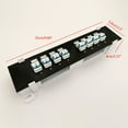 thumbnail image 6 of 8-Port Blank Patch Panel Rack for LC Optical Fiber Wall Mount Ethernet Cable Bar Keystone RJ45 Coupler Module, 6 of 7