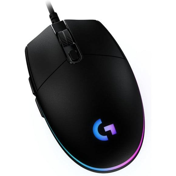 Ratón Gaming Logitech G102/G203 con cable 8000 DPI RGB negro
