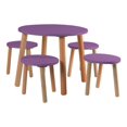 thumbnail image 2 of Comedor Circular Estilo Infantil Natura Pino Duduk lila 1 Duduk Natura, 2 of 2