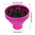 1 PCS Silicone Hair Dryer Cover Travel Hairdryer Hair Dryer Diffuser