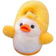 thumbnail image 6 of NIEWTR Winter Slippers For Girls Cartoon Animal Slippers Toddler Warm Plush House Shoes Little Kids Home Slippers(A-Yellow,4), 6 of 9