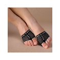 thumbnail image 4 of 1 Pair Belly Dance Paws Diamond Half Lyrical Shoes Foot Cover Toe Undies, 4 of 6
