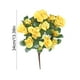 thumbnail image 3 of Ramo de flores de azalea artificial Arreglo floral para decoración de bodas y hogar, 3 of 6