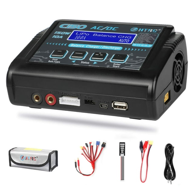 Cargador de baterías Haisito C150 150W 10A 1S-6S LiPo/Li-Ion/LiFe