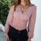 thumbnail image 5 of ICHUANYI Clearance Womens Blouse Long Sleeve V-Neck Hedging T-Shirts Floral Casual Loose Tops Blouse ICHUANYI "ICHUANYI", 5 of 9