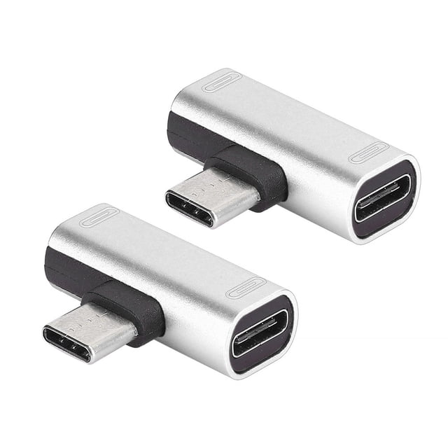 USB Adapter, Easy To Use 5 Colors Choice Foldability 2 In 1 Converter Splitter Aluminum Case Material For Remote For Charging For Calling Silver,Black,Gold,Red,Pink