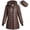 Espresso, variant on Steven Madden Women's Winter Coat - Packable Long Length Quilted Puffer Parka Jacket for Women, S-XL