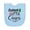 AE-Light Blue, variant on Inktastic Camping Cutest Little Camper Newborn Bib