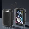thumbnail image 2 of Viflosae Speaker Wireless Speakers Mini Speaker Transparent Colorful Lighting Outdoor Portable Bluetooth Speaker, 2 of 7