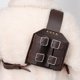 thumbnail image 4 of Accesorios de fotografía de funda, soporte de de material cuero PU temática, accesorios de disfraz de Halloween, de escenario, Marron oscuro Macarena Vaina de espada doble, 4 of 7