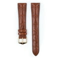 thumbnail image 2 of Hirsch London Alligator Watch Strap - Golden Brown - M - 16mm / 14mm - Shiny Gold Buckle - Alligator Leather Band, 2 of 9