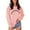 Pink, variant on Crew Neck Womens Graphic Sweatshirt Long Sleeve Casual Loose Letter Pullover Tops
