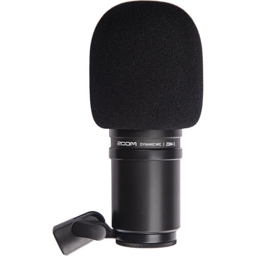 2x Zoom ZDM-1 Dynamic Podcasting Microphone + 2x 8-inch Flexible Desktop Microphone Stand + 2x XLR to XLR 3M Balanced Interconnect Cable + Goby Labs Sanitizer Spray for Microphones + More