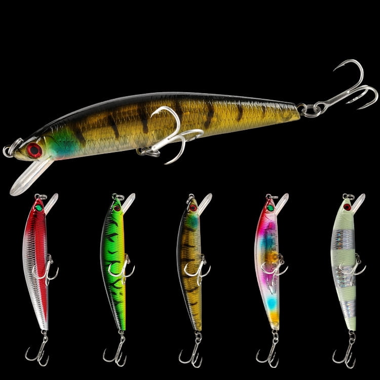 2PC Fishing Lures Jigs with Hook Minnow 28.9g Sea Fake Bait Plastic Sinking with Steel Beads Lure