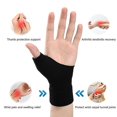 thumbnail image 4 of Guantes de compresión con soporte para pulgar y muñeca, artritis, férula para aliviar el dolor en las articulaciones del pulgar y la muñeca, 4 of 5