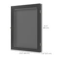thumbnail image 3 of HOMCOM Jersey Display Frame Case, Acrylic Sports Shirt Shadow Box Baseball, 3 of 10