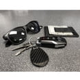 thumbnail image 4 of Jeep Liberty Real Black Carbon Fiber with Leather Strap Large Tear Drop Key Chain, 4 of 5