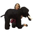 thumbnail image 1 of American Made Big Plush Black Elephant 36 Inches Soft Giant Stuffed Animal, 1 of 1