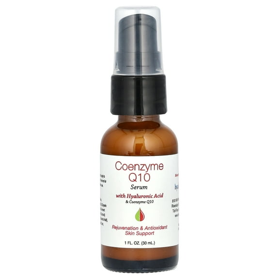 Hyalogic Coenzyme Q10 Serum with Hyaluronic Acid, Fragrance Free, 1 fl oz (30 ml)