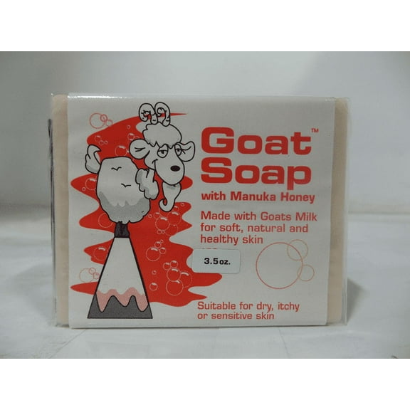 Goat Soap Manuka Honey, 3.5 oz-Pack of 3