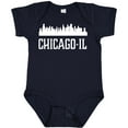 thumbnail image 3 of Inktastic Chicago Illinois Skyline Il Cities Boys or Girls Baby Bodysuit, 3 of 5