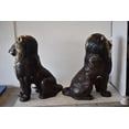thumbnail image 6 of Nifao A Pair of Giant Lions with Gold Mane Bronze Statues – Garden Outdoor Decor Sculpture, 36"L x 46"W x 58"H, 6 of 12