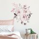 thumbnail image 3 of Especificaciones de las pegatinas de pared Acuarela Rosa Flor Grupo Hojas Fondo de hogar Decorativo Extraíble, 3 of 6