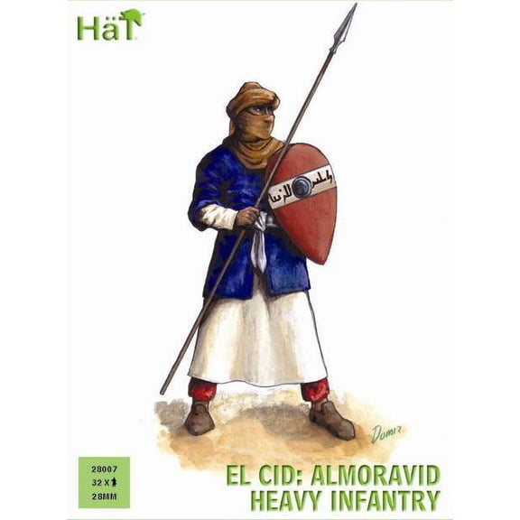 El Cid Almoravid Hvy Inf 28mm