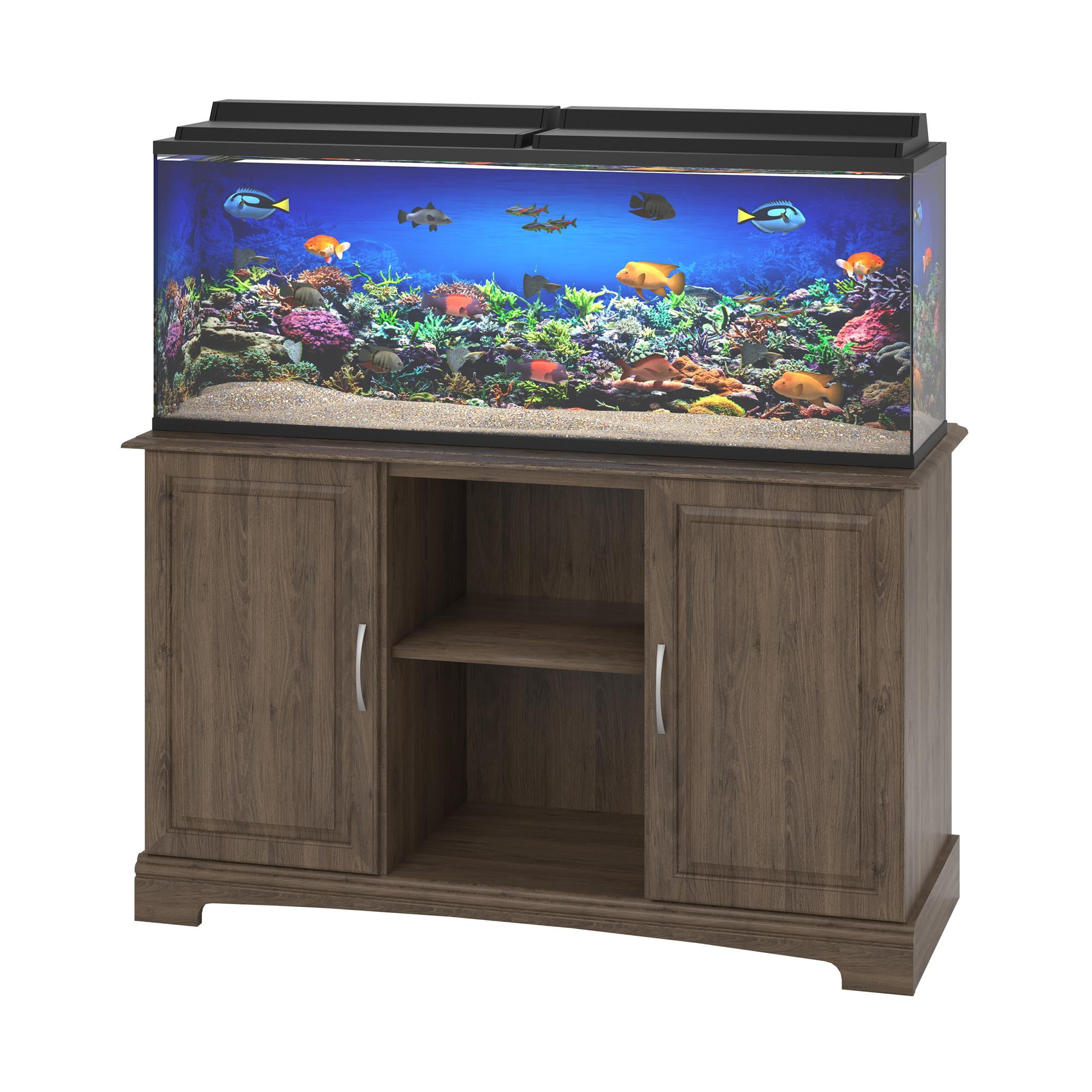 Buy Ameriwood Home Alta Vista 50 75 Gallon Aquarium Stand, Rustic Oak