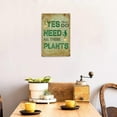 thumbnail image 4 of Garden Signs Vintage Style Metal Tin Plant Slogan Sign, 12x8 inches, Indoor Gardening Decor, Greenery Theme, Gift Choice, 4 of 5