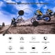 thumbnail image 2 of Auriculares inalámbricos BT Intercomunicador de motocicleta Casco Auriculares de música Manos l Carevas Auriculares, 2 of 7