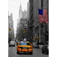 thumbnail image 2 of Terrible, Aurelien 24x32 Black Ornate Wood Framed with Double Matting Museum Art Print Titled - 42nd and Lex, 2 of 4