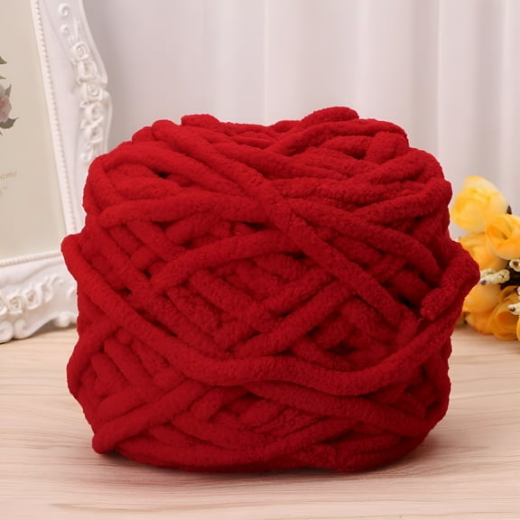 ACDANC Chunky Knit Chenille Yarn Soft Velvet Yarn Crochet Knitting Blanket Yarn DIY Craft for Knit Sweaters,Blankets,Shoes,Scarves,Clothes