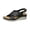 Black, variant on Commforr Walking Sandals Women, Women's Sandals, Summer Sandals, Ladies Platform Wedge Sandal,Open Toe Crisscross Summer Walking Shoes,for Flat Feet Open Toe Buckle Strap Beach Ladies Shoes, Black, 6