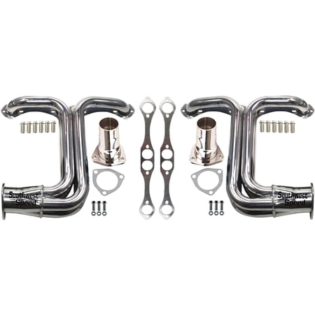 Southwest Speed Ceramic Coated Chassis Headers For 28-34 Ford Chassis With Small Block Chevy 262-400 Engines 1 1/2 Tubes Street Rod Hot Rod Rat Rod