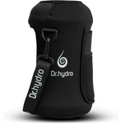 DR.HYDRO 2.2L Water Bottle Gallon Neoprene Sleeve with Shoulder Strap-Black(SLEEVE ONLY)