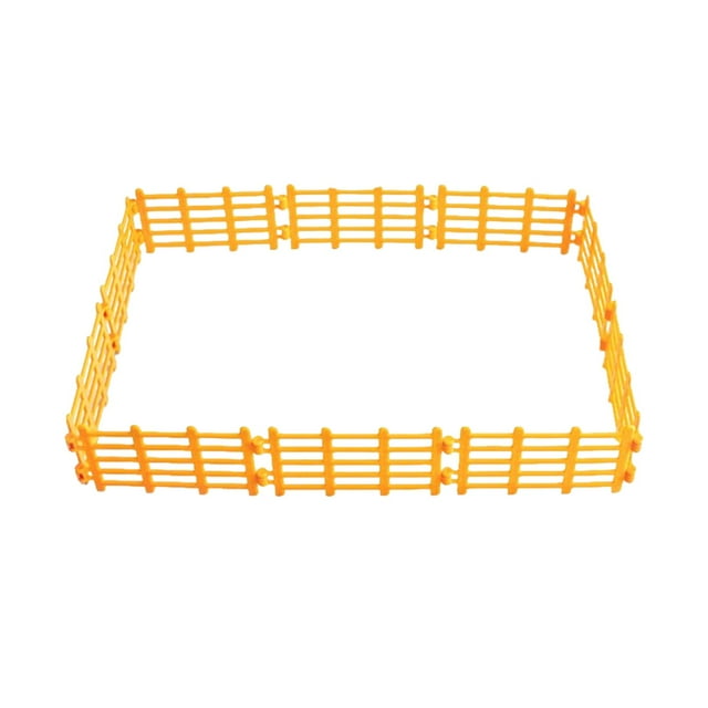 10Pcs Mini Toys Fence Fence Accessories Paddock Toy for Game Animals Figurines Farm , Style A