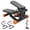 Orange, variant on Mini Steppers, Stair Steeper with Resistance Bands for Exercise, Portable Stair Steppers with Low Noise, 300 lbs Weight Capacity, Black