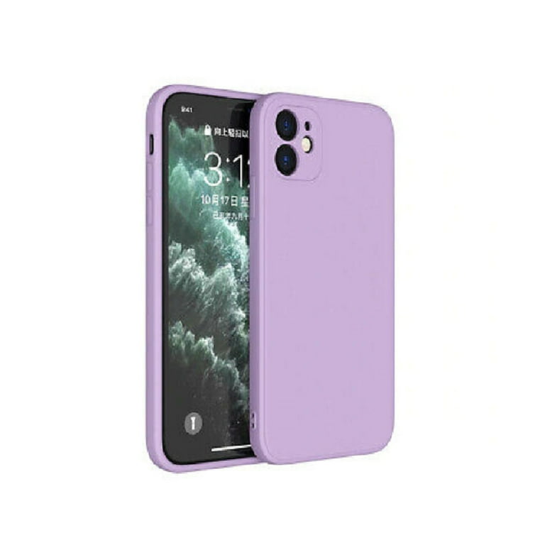 Lilac Purple Color Silicone Case Camera Lens Cover For iPhone XR
