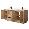 thumbnail image 4 of Wyndham Collection WCF282872DLSC2UNSMXX Maroni 72" Free Standing Double Basin Vanity Set -, 4 of 7