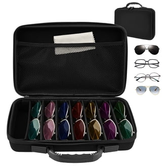 Travel Sunglasses Organizer​ Hard Shell​ Sunglass Case Adjustable Slots for 8 Luxtude Travel Sunglasses Organizer Case, Hard Shell  main image 4