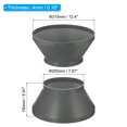 thumbnail image 2 of Unique Bargains 12' to 8' Duct Reducer Connector Ventilation Tube Increaser Adapter Grey, 2 of 5