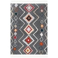 thumbnail image 2 of Safavieh Farmhouse Beulah Tribal Polyester Area Rug, Dark Gray/Gold, 6'7" x 9', 2 of 10