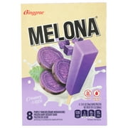 Binggrae Melona Ube Frozen Dairy Dessert Bars, 19 fl oz, 8 Ct