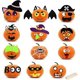 thumbnail image 1 of Halloween Pumpkin Face Stickers - 16 Foam Expressions, 1 of 5